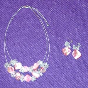 Necklace and earring set